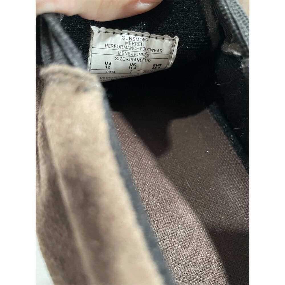 Merrell Jungle Moc Men's Slip-On‎ Shoes Brown Nubuck Leather Size 12 - Picture 6 of 6